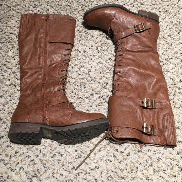 Chic Knee High Combat Boots