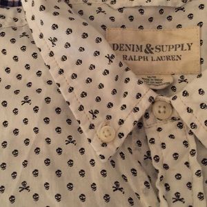 Like new Ralph Lauren Skull Shirt