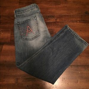 7 For All Mankind Crop A Pocket Jeans