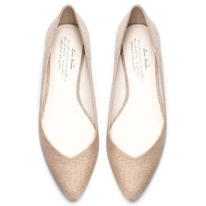 Zara Woman Sparkly Ballet Flats