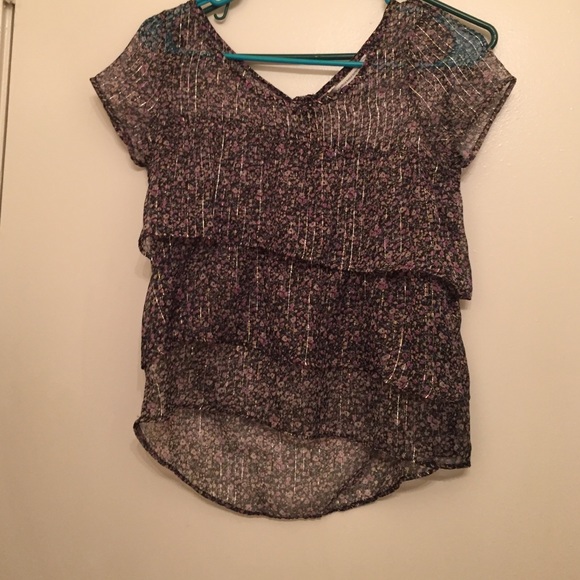 Ruffle flower top