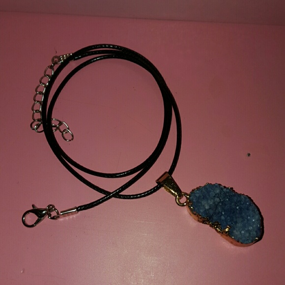 Agate Druzy Necklace