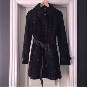 NWOT XS Victoria Secret black coat