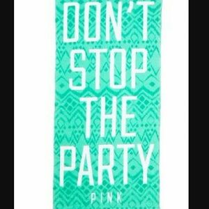 Victoria Secret "Don't Stop The Party" Towel