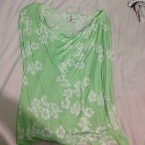 lime green blouse