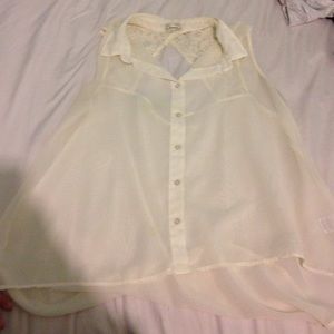 pacsun sheer lace top