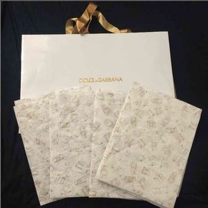 D&G shopping gift bag