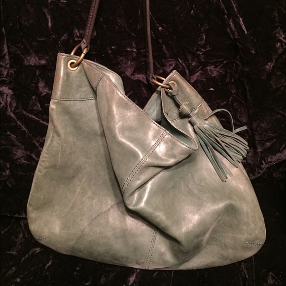Teal Slouchy Hobo