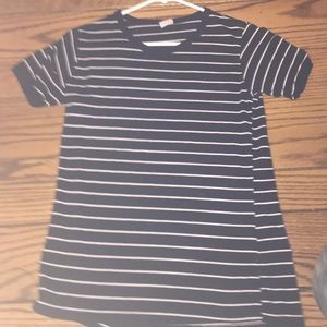 A striped t-shirt
