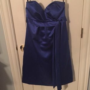 Royal blue dress