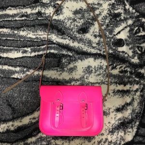 Neon Pink Satchel