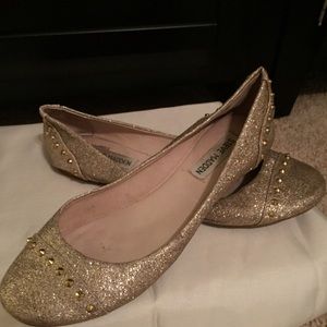 FINAL! Size 8, Steve Madden Gold Kstudd Glitter