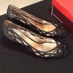 Arturo Chiang black kid pump. Size 10.