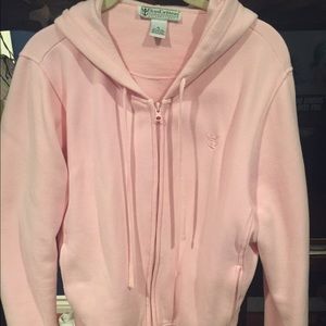 cozy pink hoodie