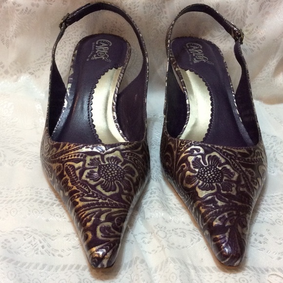 🎉Gorgeous CARLOS SANTANA Leather Heels💃🏽😍 - Picture 2 of 2