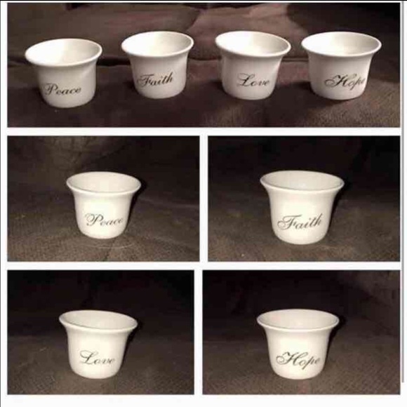 Inspirational votive/tea light holders