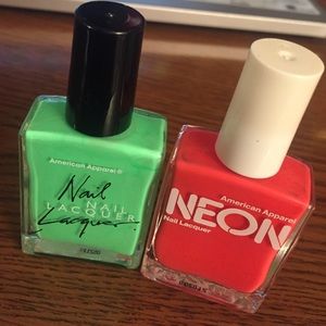 American Apparel nail polishes