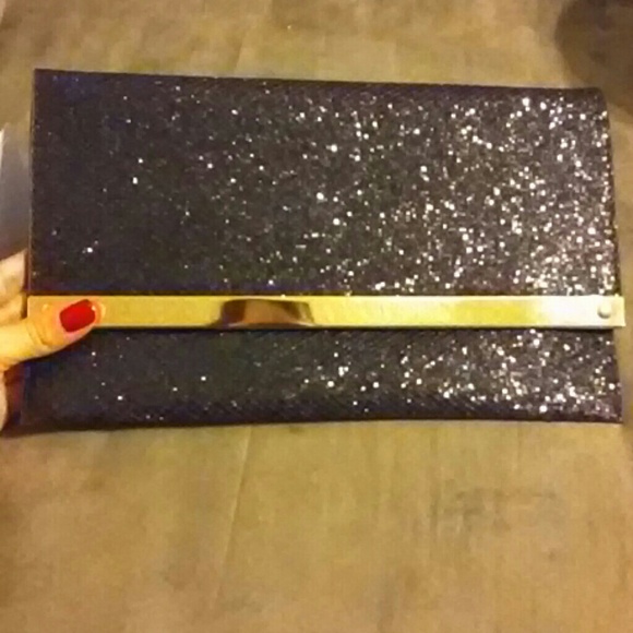 Black Sparkly Clutch