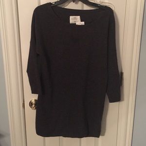 Long grey sweater