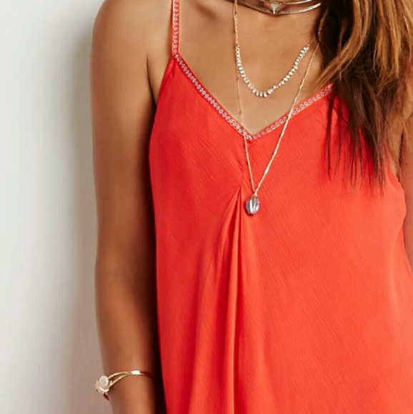 NWT Fiery Red Forever 21 Dress