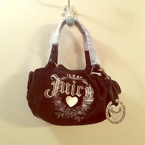 🆕 Juicy Couture Crown Velour Satchel