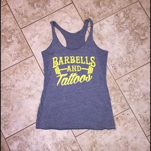 🏋🏻BARBELLS & TATTOOS TANK🏋🏻