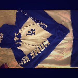 Dodgers pink sweater