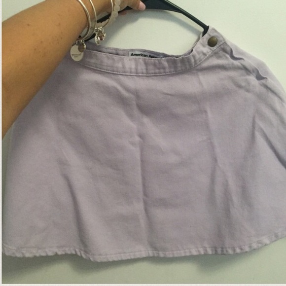american apparel lilac skirt