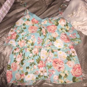 Floral flowy shirt