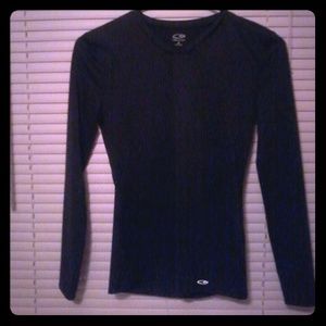 Black long sleeve sports shirt