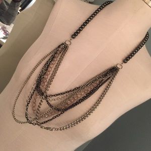 Multi strand statement necklace