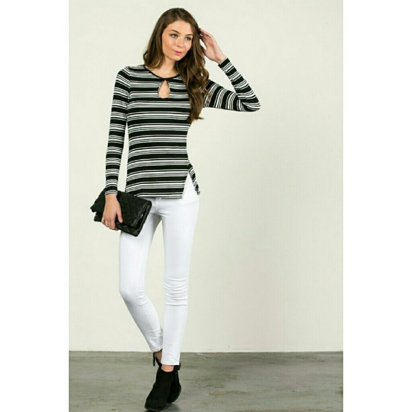 Blowout Sale Rosie Striped Top - Picture 4 of 4