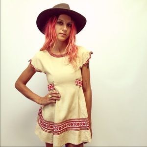 Vintage folk baby doll tunic/dress