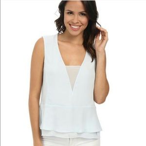 BCBG MaxAzria baby blue top