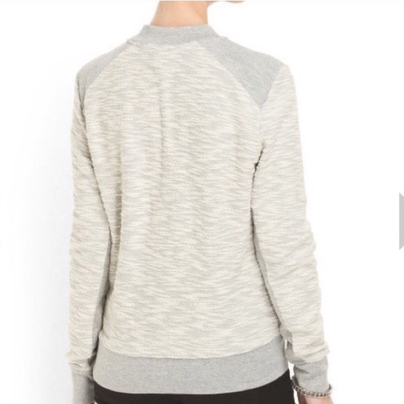 Last One-Light Grey Bomber Jacket - Picture 2 of 4