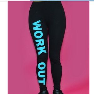 "Work Out" leggings