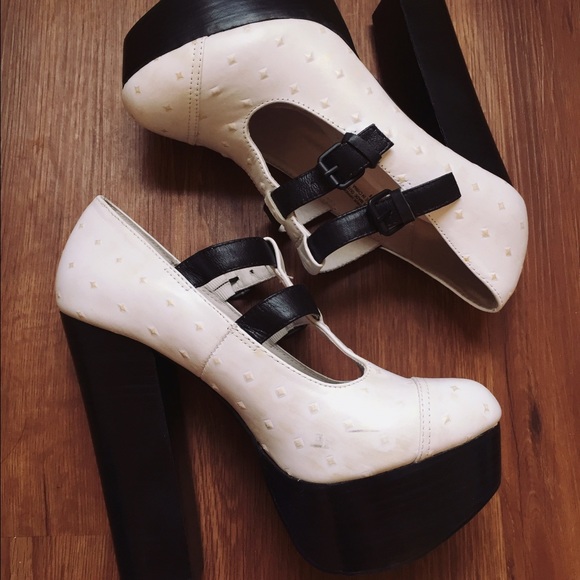 YES Alice platform shoes - Picture 1 of 4
