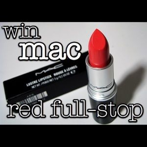 MAC RED FULL STOP LIPSTICK