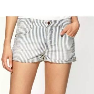 Joe's Jeans Connie Striped Cuffed Shorts