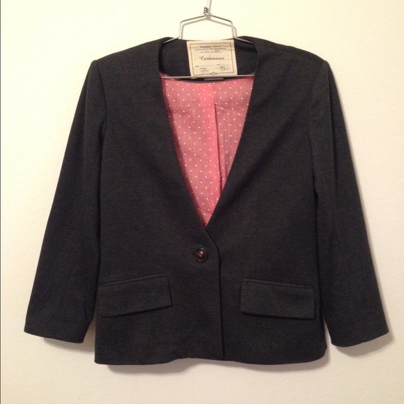 NWOT Anthropologie Cartonnier Collarless Blazer