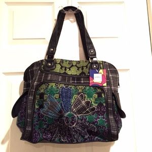 Nicole Lee Bags - Nicole Lee Nikky Aberdine Patchwork Flower Satchel Nicole Lee Bags - Nicole Lee Nikky Aberdine Patchwork Flower Satchel
