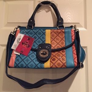 Nicole Lee Bags - Nicole Lee Adela Satchel shoulder bag Teal Blue Nicole Lee Bags - Nicole Lee Adela Satchel shoulder bag Teal Blue