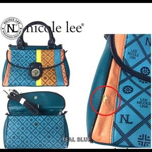 Nicole Lee Bags - Nicole Lee Adela Satchel shoulder bag Teal Blue Nicole Lee Bags - Nicole Lee Adela Satchel shoulder bag Teal Blue