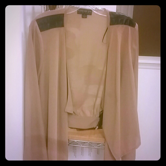 Forever 21+ flyaway cardigan