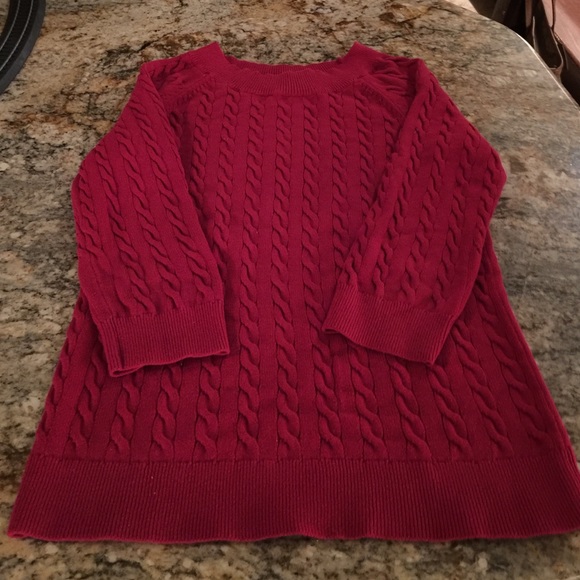 Loft red sweater