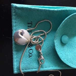 Tifanny Chain n pendent , letter J on the pendent