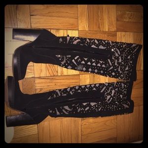 Jeffrey Campbell thigh high boots