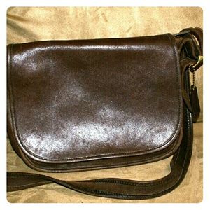Vintage Coach Saddle Bag