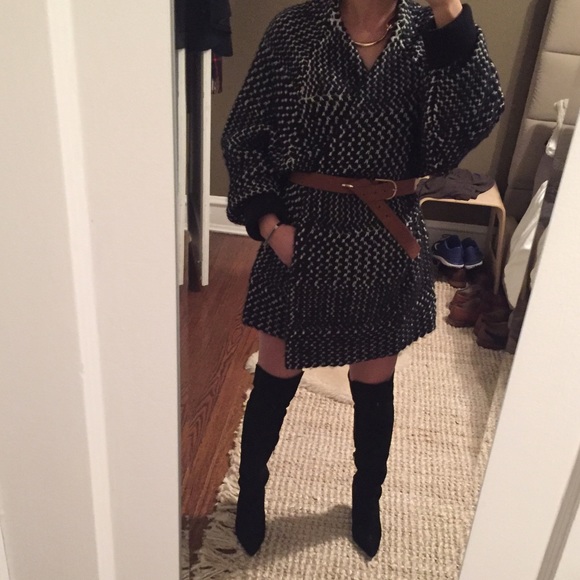 🚫sold🚫🍒trend contrast sweater cardigan - Picture 3 of 4