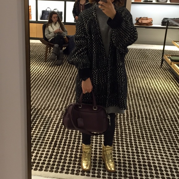 🚫sold🚫🍒trend contrast sweater cardigan - Picture 4 of 4